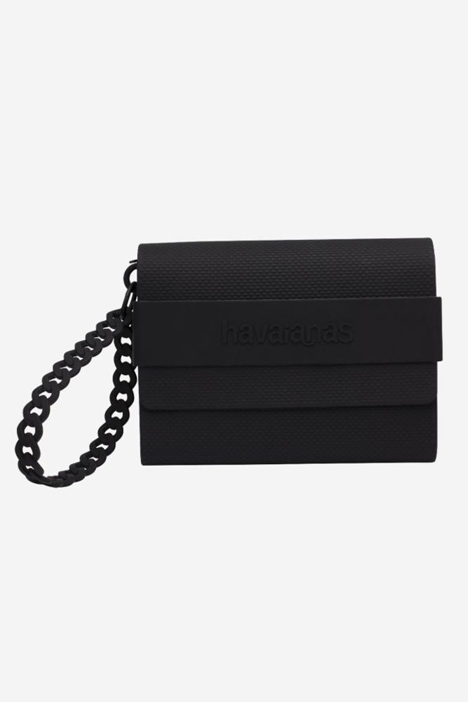 POCHETTE UNISEX NERO CLUTCH NERO HAVAIANAS